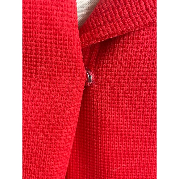 Vintage Red Coat Textured Buttons Union Tag - Picture 6 of 11